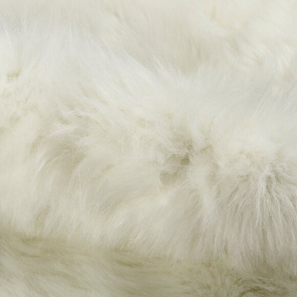 Luxe Home Decor Classic Faux Hide Rug | 1-Piece | Off-white | 4.25'x'5 - Picture 3 of 3